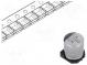 Kondenzátor  elektrolytický  SMD  100uF  35VDC  Ø6,3x7,7mm  ±20%