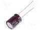 Kondenzátor  elektrolytický  THT  18uF  200VDC  Ø10x12,5mm  ±20%