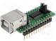 Модуль  USB  FIFO  DIP24,USB B  -40÷85°C  3,3÷5,5ВDC