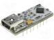 Модуль  USB  basic UART  DIP16,USB B mini  3Мбит/с