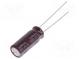 Kondenzátor  elektrolytický  low ESR  THT  680uF  6,3VDC  Ø8x20mm