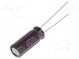 Kondenzátor  elektrolytický  low ESR  THT  820uF  6,3VDC  Ø8x20mm