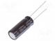 Kondenzátor  elektrolytický  low ESR  THT  1200uF  10VDC  Ø10x25mm