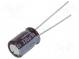Kondenzátor  elektrolytický  low ESR  THT  330uF  10VDC  Ø8x11,5mm