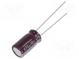 Kondenzátor  elektrolytický  low ESR  THT  470uF  10VDC  Ø8x15mm