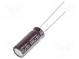 Kondenzátor  elektrolytický  low ESR  THT  680uF  10VDC  Ø8x20mm