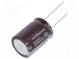 Kondenzátor  elektrolytický  low ESR  THT  3900uF  16VDC  Ø18x25mm