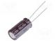 Kondenzátor  elektrolytický  low ESR  THT  150uF  50VDC  Ø10x20mm