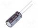 Kondenzátor  elektrolytický  low ESR  THT  82uF  80VDC  Ø10x20mm