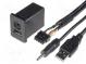 Adaptér USB/AUX  Opel  USB A zásuvka,Jack 3,5mm 4pin zásuvka