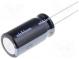 Kondenzátor  elektrolytický  THT  22uF  160VDC  Ø10x16mm  ±20%
