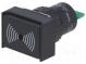 Signalizátor  zvukový  75dB  Podsv  není  IP40  Ø16mm  max.6mm