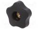 Nastavovací kolečko  Ø  50mm  Vnit.závit  M8  20mm  H  32mm