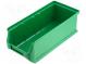 Zásobník  CUVETTE  plast  zelená  102x215x75mm  ProfiPlus Box 2L