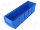 Zásobník  CUVETTE  plast  modrá  91x300x81mm
