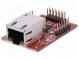 Modul  Ethernet  kolíková lišta,magneticky stíněný RJ45  3,3VDC
