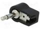 Zástrčka  Jack 3,5mm  vidlice  mono  póly  2  úhlové 90°  na kabel
