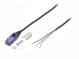 Čidlo  indukční  0÷2,5mm  PNP / NO  Unap  12÷24VDC  100mA  kabel 2m