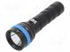 Svítilna  potápěčská LED  L  152mm  10/1600lm  Ø  29÷45mm  IPX8