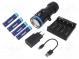 Svítilna  potápěčská LED  L  149,8mm  1000/2000/4000lm  Ø  59mm