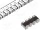 Rezistorová síť  Y  33kΩ  SMD  0804  Poč.rezistorů 4  63mW  ±5%