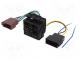 Connector  radio, ISO  Audi, Seat, Škoda, VW